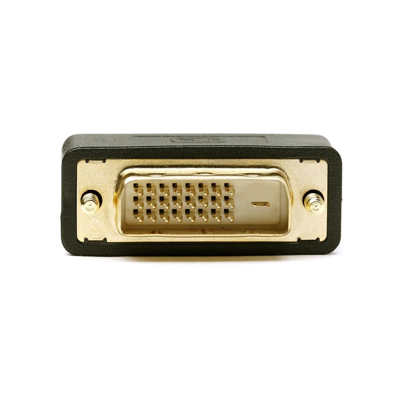 Arnorin DVI Adapter dvi-d Male to dvi-i Female Port Saver Compact Moulded Gold Plated 5 Pack - Image 3